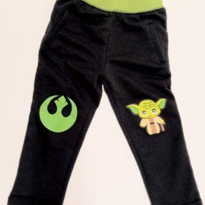 Sz 4T Black Toddler Sweat Pants Star Wars